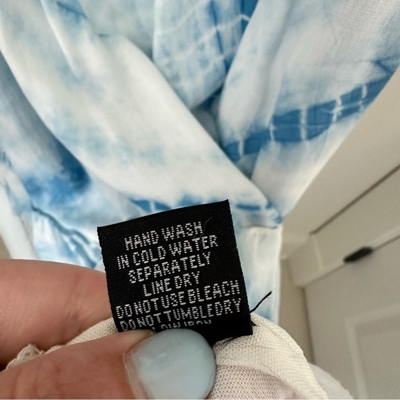 Raviya Blue Tie-Dye Ruffled Skirt/Dress Size Small - Picture 10 of 10